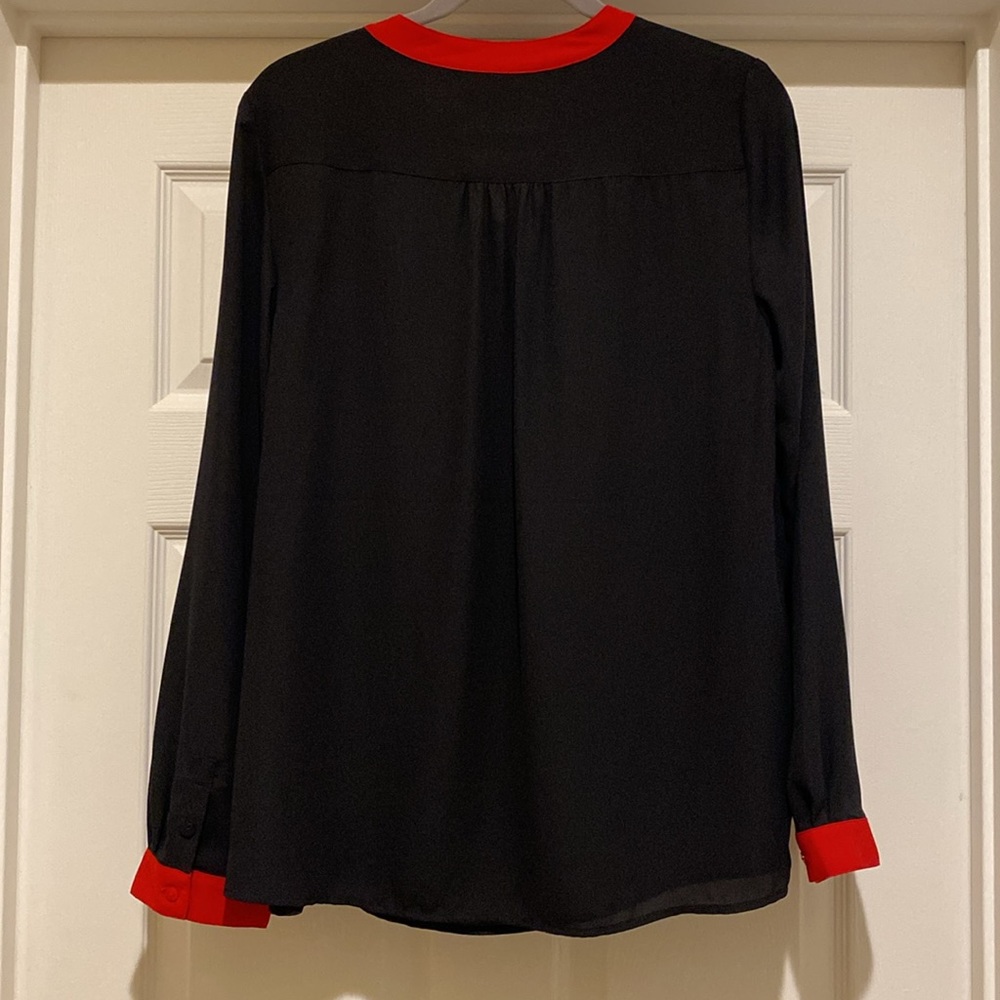 The Limited black and red large women’s blouse - Picture 5 of 5